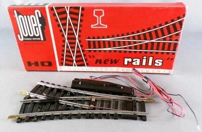 Jouef 4150 Ho Electric Symetric Point 28� R 505 Steel Tracks Mint in Red Box