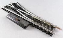 Jouef 4184 Ho 1 Aiguillage Electrique &agrave; Droite Rails Acier 22&deg;30 R 385 153mm Neuf sans Boite