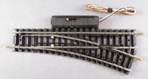Jouef 4184 Ho 1 x Electric Point Turn Right 22&deg;30 R 385 Steel Tracks 153mm Mint no Box 2