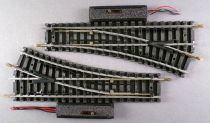 Jouef 4184 Ho 2 x Electric Point Turn Right 22°30 R 385 Steel Tracks 153mm