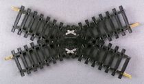 Jouef 449 Ho Crossing with Cut 45° Steel Tracks VG no box
