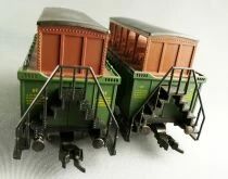Jouef 4500 5649 Ho R&eacute;seau Etat 2 Voitures &agrave; Imp&eacute;riale 2&egrave;me Classe B4 5045 & B9x 20303 Livr&eacute;e Vert sans Boite