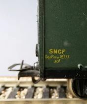 Jouef 4620 Ho Sncf Fourgon &agrave; Bagages Dqd2 mify 18777 Est Vert Eclairage sans Boite 2