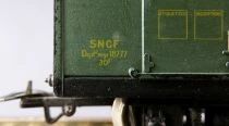Jouef 4620 Ho Sncf Fourgon &agrave; Bagages Dqd2 mify 18777 Est Vert Eclairage sans Boite
