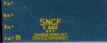 Jouef 4670 Ho Sncf Heat Van C 922 no Box for Loco BB 66150 67407 CC 70002 72001