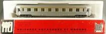 Jouef 4680 Ho Sncf Voiture Dev Inox A8 1&egrave;re Classe Toit Inox Am&eacute;nag&eacute;e Neuve Boite Rouge