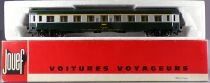 Jouef 4691 Ho Sncf Voiture Uic/160 A9 1&egrave;re Classe Livr&eacute;e Vert & Gris Boite Rouge