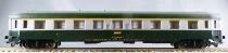 Jouef 4691 Ho Sncf Voiture Uic/160 A9 1&egrave;re Classe Livr&eacute;e Vert & Gris Boite Rouge