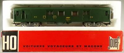 Jouef 4695 Ho Sncf Uic Luggage Van Dd4s Green Livery Red box 2