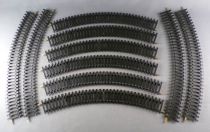 Jouef 470 Ho 10 Steel Curved Rails R 325 R=12 3/4 Very Good Condition 