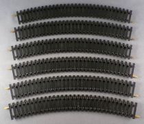 Jouef 470 Ho 6 Steel Curved Rails R 325 R=12 3/4 Vg  1