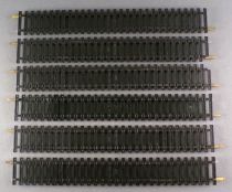 Jouef 4740 Ho 6 Rails Droit Acier 218mm 30 Traverses Tbe