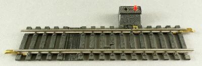 Jouef 475/2P Ho Half Straight Steel Rails 1 Cut to Socket Outlets 124mm