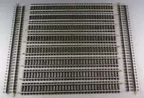 Jouef 4750 Ho 10 x Straight Steel Tracks 247 mm Very Good Condition 2