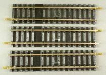 Jouef 475100 Ho 3 x Nickel Silver Supply Straight Tracks 123,5 mm Mint Condition