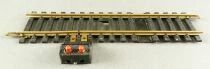 Jouef 4852 Ho 1 Rail Droit Laiton 1 Coupure avec 2 Prises 123,5 mm Neuf