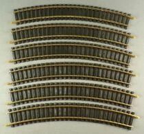 Jouef 487000 Ho 6 Rails Courbes Maillechort R 385 15&deg; Neuf