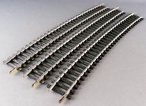 Jouef 4920 Ho 3 x Steel Curved Rails R 445 30° Very Good Condition