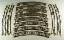 Jouef 492000 Ho 12 Nickel Silver Curved Rails R=445 R=17 Mint Condition