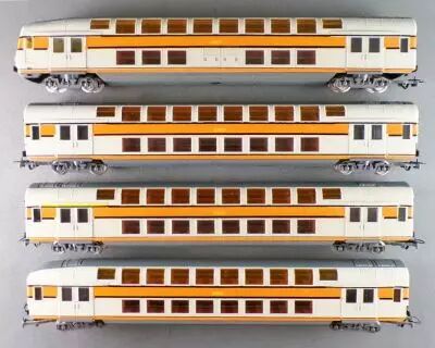 Jouef 5081 5082 5083 5084 Ho Sncf Rame 4 Voiture Banlieue 2 Niveaux VB2N