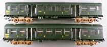 Jouef 5102 Ho Sncf 2 Voitures Modernis&eacute;es Romilly B⁹ tz 50 87 29 17 021-9 Tr&egrave;s Bon Etat sans Boite