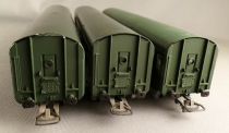 Jouef 5102 x 3 Ho Sncf 3 x Romilly Coach B9 tz 2nd Cl Near Mint in Tricolour Box