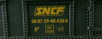 Jouef 5111 Ho Sncf Ocem Coach B9 2nd Class Green Mint in Tricolour Box