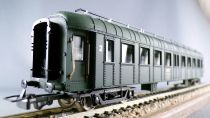 Jouef 5111 Ho Sncf Ocem Coach B9 2nd Class Green Mint in Tricolour Box