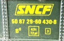 Jouef 5111 Ho Sncf Ocem Coach B9 2nd Class Green Red Box