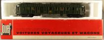 Jouef 5113 Ho Sncf Ocem Coach B4D 2nd Class/Van Green Interior Fittings NMIB
