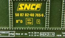 Jouef 5113 Ho Sncf Ocem Coach B4D 2nd Class/Van Green Interior Fittings NMIB