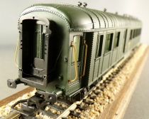 Jouef 5113 Ho Sncf Ocem Coach B4D 2nd Class/Van Green Interior Fittings NMIB