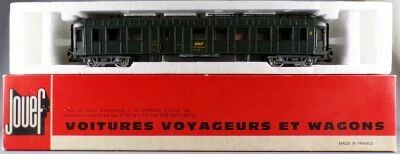 Jouef 5113 Ho Sncf Voiture Ocem Rivets Apparents 2� Classe Fourgon B4D Neuf Boite Rouge