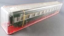 Jouef 5291 Ho Sncf Uic Coach A9 1st Class Green & Stainless Steel Livery Clear Plastic Box
