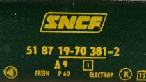 Jouef 5291 Ho Sncf Voiture Uic A9 1ère Classe Vert & Inox Boite Rouge