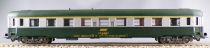 Jouef 5291 Ho Sncf Voiture Uic A9 1ère Classe Vert & Inox Boite Rouge