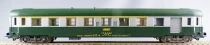 Jouef 5294 Ho Sncf Uic Coach A7D 1st Class Lugages Van Green & Grey Livery Red Box