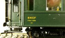 Jouef 531100 Ho Sncf Ocem Coach C5Dmyfi 44090 3rd Cl/Van Interior Fitting Figures Lighting Replacement Box