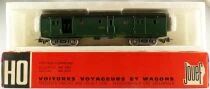 Jouef 5420 Ho Sncf Fourgon &agrave; Bagages Dqd2 mify 18777 Est Livr&eacute;e Vert Eclairage Boite Rouge