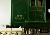 Jouef 5420 Ho Sncf Lugages Van Dqd2 mify 18777 Green Lightning no Box