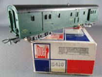 Jouef 5420 Ho Sncf Lugages Van Dqd2 mify 18777 Green Livery with light 3colors box