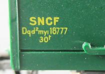 Jouef 5420 Ho Sncf Lugages Van Dqd2 mify 18777 Green Livery with light 3colors box