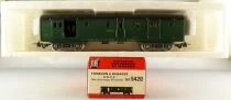 Jouef 5420 Ho Sncf Lugages Van Dqd2 mify 18777 Green Livery with Lighting Red box