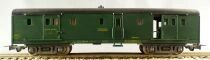 Jouef 5420 Ho Sncf Lugages Van Dqd2 mify 18777 Green Livery with Lighting Red box