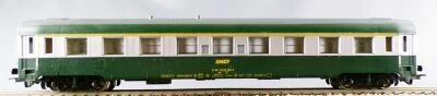 Jouef 5482 Ho Sncf Voiture Restaurant Grill Express Rouge & Gris Am�nag�e Eclairage Figurines Passager sans Bogie ni Boite