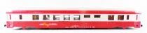 Jouef 5482 Ho Sncf Voiture Restaurant Grill Express Rouge & Gris Am&eacute;nag&eacute;e Eclairage Figurines Passager sans Bogie ni Boite