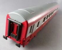 Jouef 5482 Ho Sncf Voiture Restaurant Grill Express Rouge & Gris Am&eacute;nag&eacute;e Eclairage Figurines Passager sans Bogie ni Boite