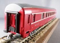 Jouef 5490 Ho Sncf Dev Type Restaurant Coach Red Livery Mint in Red Box