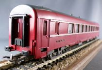 Jouef 5490 Ho Sncf Dev Type Restaurant Coach Red Livery Showcase Box