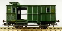Jouef 5648 Ho Etat Type D Van N&deg; 25161 Green Livery Near Mint Blue Box